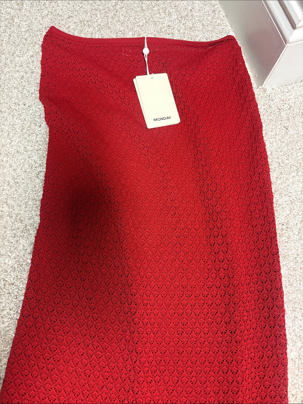 Monday swimwear - Fontelina Skirt - Cherry Lace
Crochet